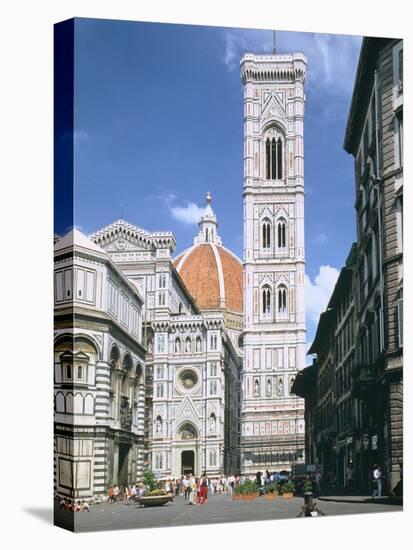 Bell Tower of the Duomo, Florence, Italy-Peter Thompson-Premier Image Canvas