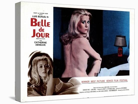 Belle De Jour, Catherine Deneuve, 1967-null-Stretched Canvas