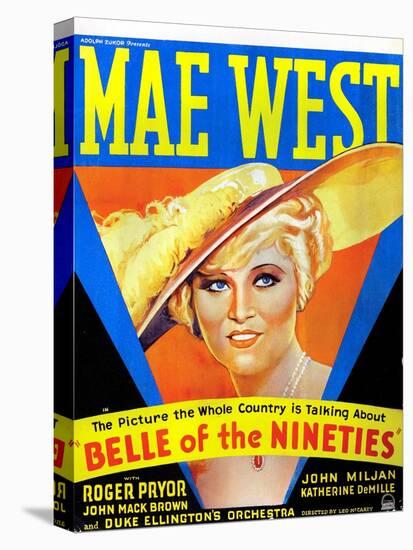 Belle of the Nineties, Mae West, 1934-null-Stretched Canvas