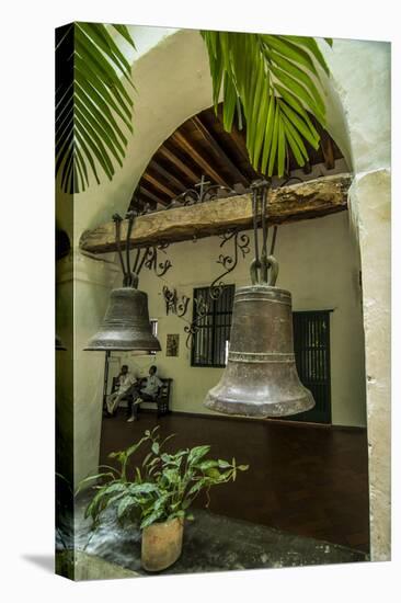 Bells of historic Santuario and Iglesia de San Pedro Claver, Cartagena, Colombia.-Jerry Ginsberg-Premier Image Canvas