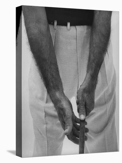 Ben Hogan, Close Up of Hands Grasping Club-Yale Joel-Premier Image Canvas