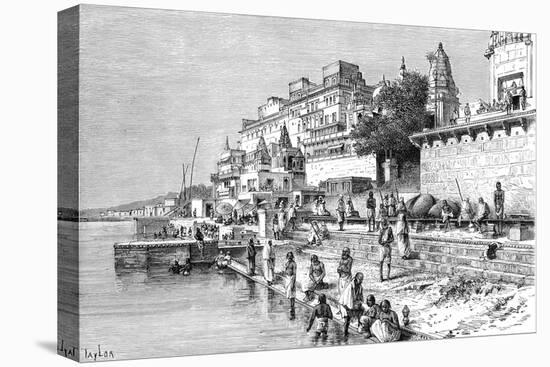 Benares (Varanas), India, 1895-Taylor-Premier Image Canvas