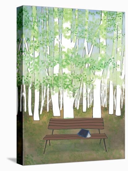 Bench in the Forest-Elizabeth Rider-Premier Image Canvas