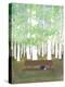 Bench in the Forest-Elizabeth Rider-Premier Image Canvas