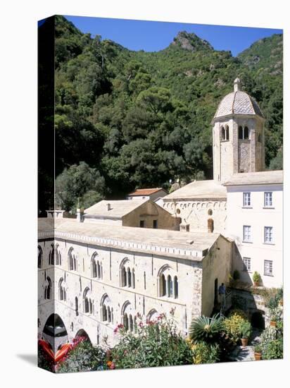 Benedictine Abbey of San Fruttuosa, Headland of Portofino, Liguria, Italy-Richard Ashworth-Premier Image Canvas