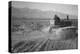 Benji Iguchi Driving Tractor in Field-Ansel Adams-Stretched Canvas