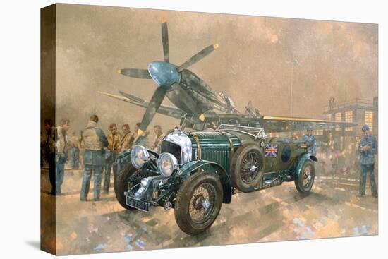 Bentley and Spitfire-Peter Miller-Premier Image Canvas