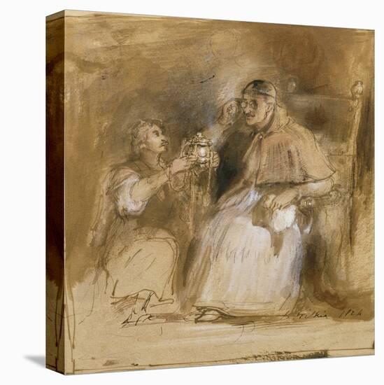 Benvenuto Cellini (1500-71) and Pope Paul II (1468-1579)-Sir David Wilkie-Premier Image Canvas