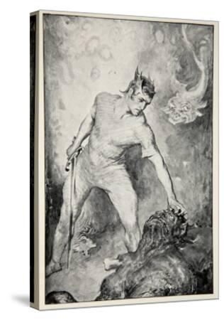 Beowulf Shears Off Head Of Grendel From Hero Myths And Legends Of British Race By M I Ebbutt Giclee Print John Henry Frederick Bacon Art Com Beowulf Shears Off Head Of Grendel From Hero Myths And Legends Of British Race By M I Ebbutt Giclee Print John Henry Frederick Bacon Art Com