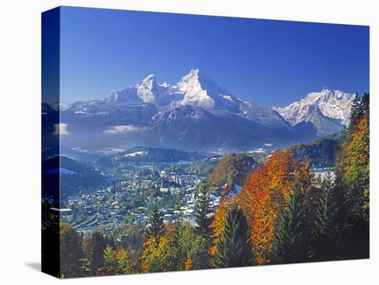 Berchtesgaden and Mount Watzmann-Walter Geiersperger-Premier Image Canvas