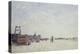 Berck-Plage, 1890 (Oil on Canvas)-Eugene Louis Boudin-Premier Image Canvas