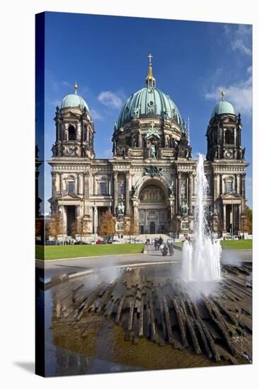 Berlin Cathedral, Berliner Dom, at Lustgarten, Berlin, Germany-null-Stretched Canvas