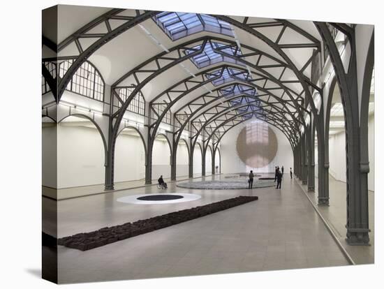 Berlin Circle by Richard Long at the Hamburger Bahnhof Museum, Berlin, Germany-Michele Molinari-Premier Image Canvas