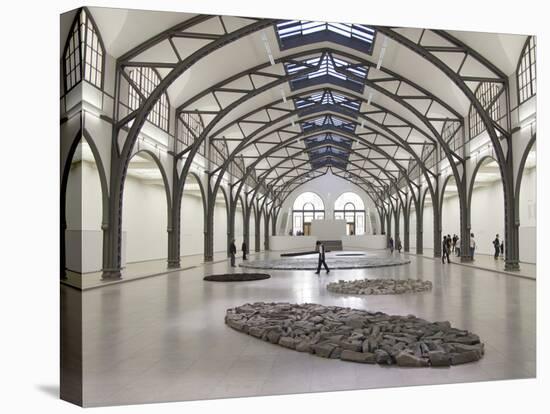 Berlin Circle by Richard Long with Ellipse of Stones, Hamburger Bahnhof Museum, Berlin, Germany-Michele Molinari-Premier Image Canvas