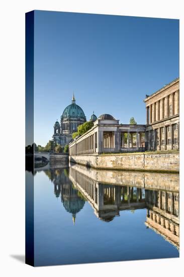 Berlin Dom, Alte Nationalgalerie and Spree River, Berlin, Germany-Sabine Lubenow-Premier Image Canvas