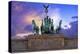 Berlin, Germany. Close-up of the Quadriga atop the Brandenburg gate at sunset.-Miva Stock-Premier Image Canvas