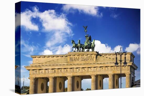 Berlin, Germany. Close-up of the Quadriga atop the Brandenburg Gate-Miva Stock-Premier Image Canvas