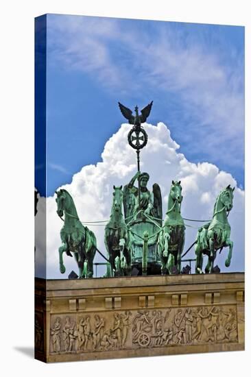 Berlin, Germany. Close-up of the Quadriga atop the Brandenburg gate-Miva Stock-Premier Image Canvas