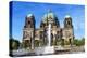Berlin, Germany. Museum Island, Berlin Cathedral and water fountain-Miva Stock-Premier Image Canvas