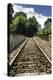 Berlin-Grunewald, Germany. Train Platform 17, Holocaust Memorial where 50,000 Jews were deported to-Miva Stock-Premier Image Canvas