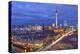Berlin Mitte, Central Distric of Berlin with 368M Tall Tv Tower Seen from Fischerinsel at Dusk-David Bank-Premier Image Canvas
