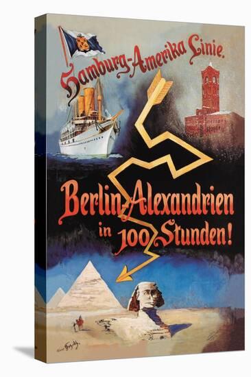 Berlin to Alexandria in 100 Hours on the Hamburg-Amerika Cruise Line-null-Stretched Canvas