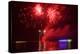 Berlin, Wannsee, Beach Swimming Area, Fireworks-Catharina Lux-Premier Image Canvas