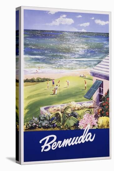 Bermuda Travel Poster-null-Premier Image Canvas