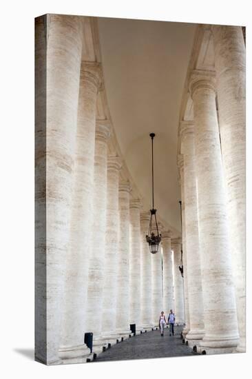 Bernini's 17th Century Colonnade, Lazio-Nico Tondini-Premier Image Canvas