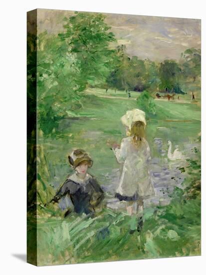 Beside a Lake, 1883-Berthe Morisot-Premier Image Canvas
