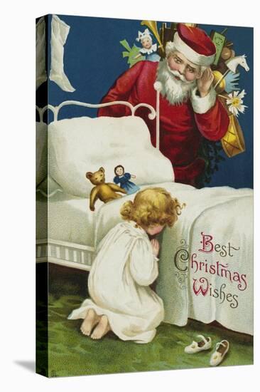 Best Christmas Wishes-Ellen H. Clapsaddle-Premier Image Canvas