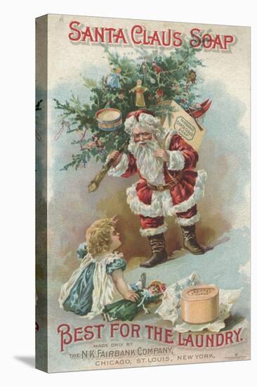 Best for the Laundry', Advertisement for Fairbank's Santa Claus Soap, C.1880-American School-Premier Image Canvas