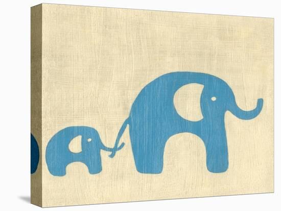 Best Friends - Elephants-Chariklia Zarris-Stretched Canvas