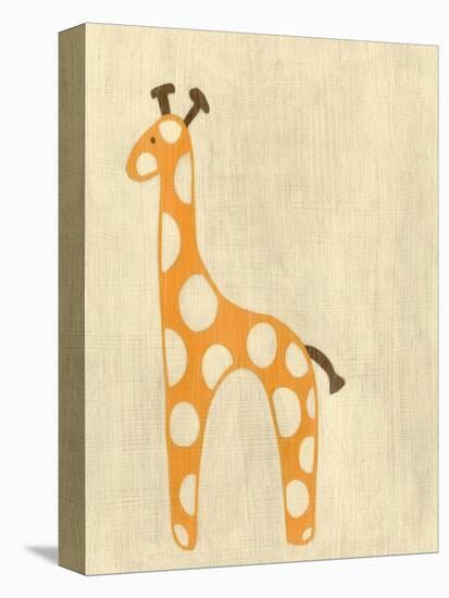 Best Friends - Giraffe-Chariklia Zarris-Stretched Canvas