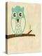 Best Friends - Owl-Chariklia Zarris-Stretched Canvas