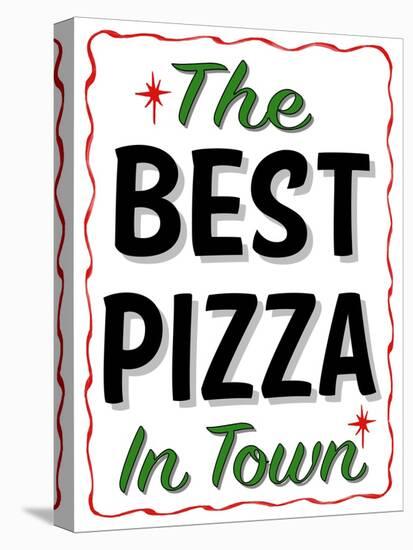 Best Pizza Wavy Border-Retroplanet-Premier Image Canvas