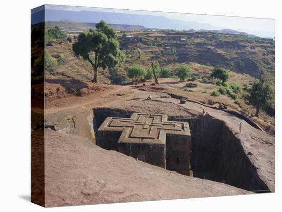 Bet Giorgis, Rock Cut Church, Lalibela, Ethiopia, Africa-Julia Bayne-Premier Image Canvas