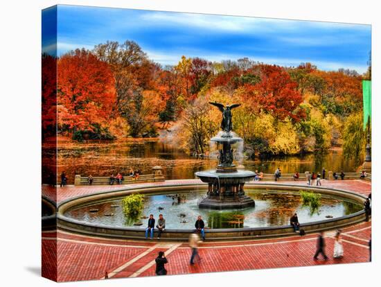 Bethesda Terrace, Central Park, New York City-Sabine Jacobs-Premier Image Canvas