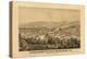 Bethlehem, Pennsylvania - Panoramic Map-Lantern Press-Stretched Canvas