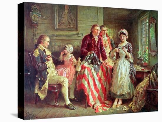 Betsy Ross-Jean Leon Gerome Ferris-Premier Image Canvas