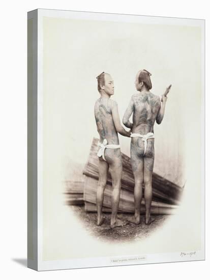 Betto or Groom, Tattooed a La Mode, 19th Century-Felice Beato-Premier Image Canvas