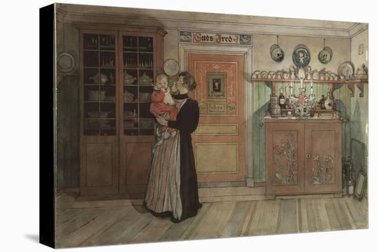 Between Christmas and New Year, from 'A Home' series, c.1895-Carl Larsson-Premier Image Canvas