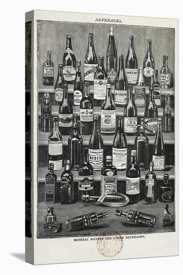 Beverages, Assorted Wines and Spirits-Isabella Beeton-Premier Image Canvas