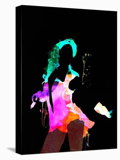 Beyonce Watercolor-Lana Feldman-Stretched Canvas