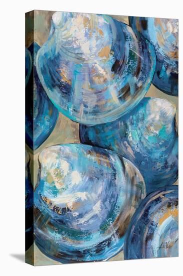 Beyond Blue Shells Light-Jeanette Vertentes-Stretched Canvas