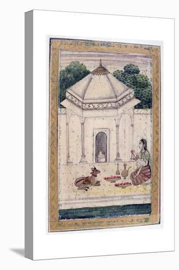 Bhairavi Ragini, Ragamala Album, School of Rajasthan, 19th Century-null-Premier Image Canvas