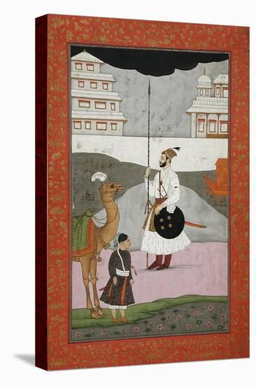 Bhopali Ragini, Folio from a Ragamala (Garland of Melodies)-null-Stretched Canvas