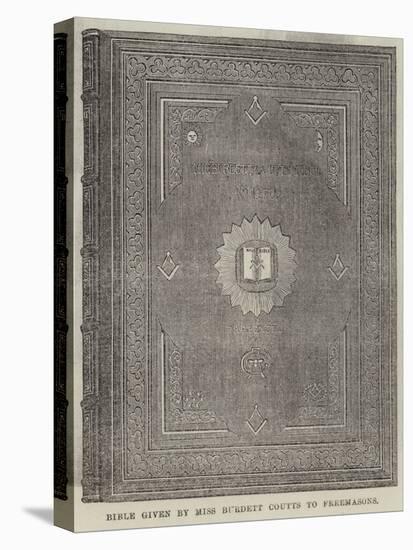 Bible Given by Miss Burdett Coutts to Freemasons-null-Premier Image Canvas