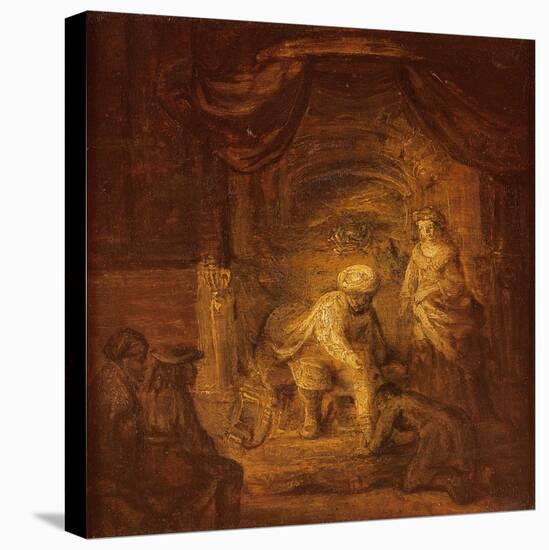 Biblical Scene-Rembrandt van Rijn-Premier Image Canvas