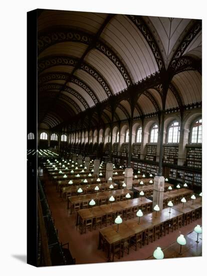 Bibliotheque Sainte-Geneviève, Reading Room, Paris, France-null-Premier Image Canvas